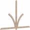 Ekena Millwork Redmond Smooth Timber Gable Bracket, Douglas Fir, 96"W x 64"H x 1 1/2"D x 3 1/2"F, 16/12 Pitch GBW096X64X0204RED00SDF - alternate 5